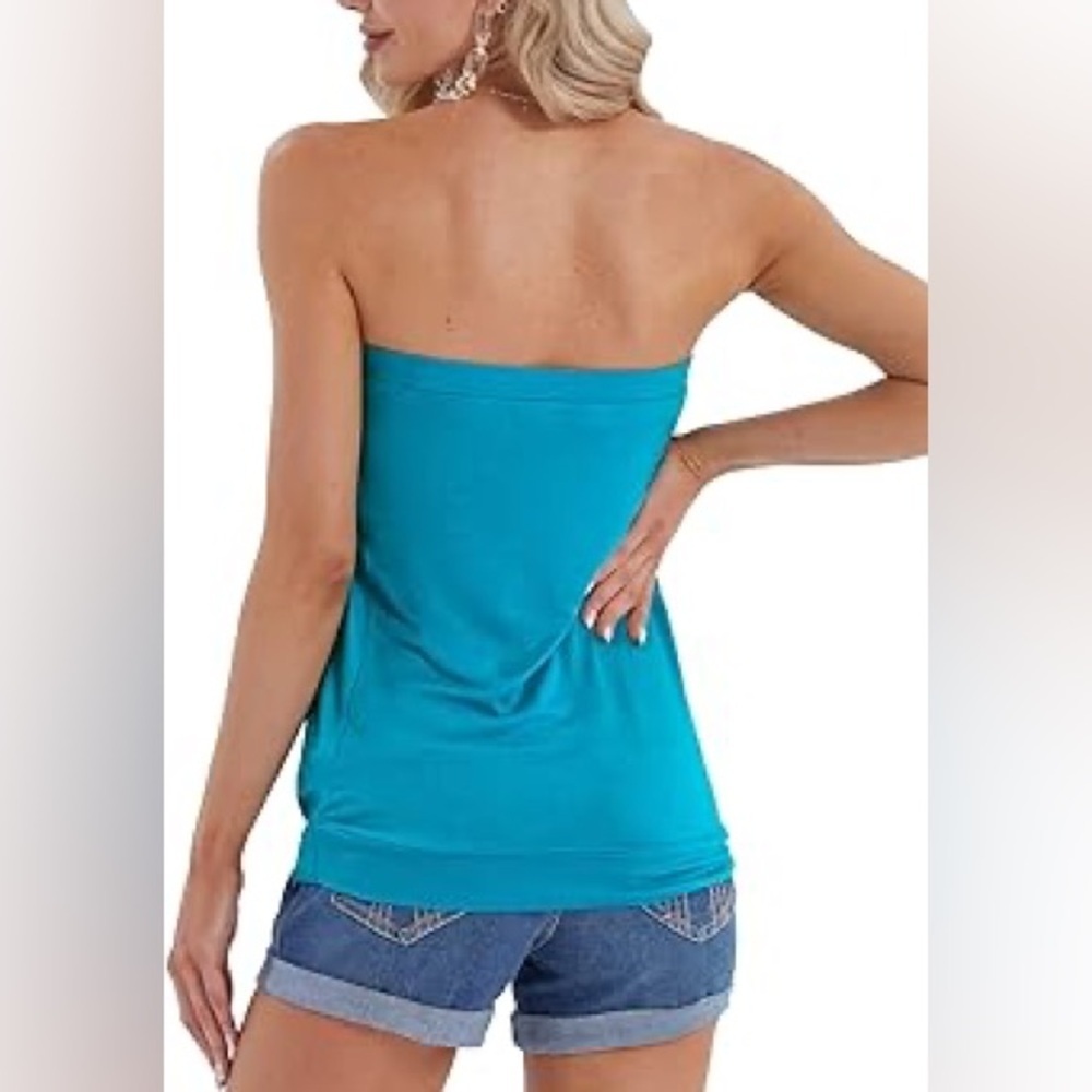 NWT Gap blue halter top